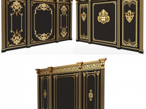 Boiserie Classic Panels Collection Modèle 3D