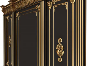 Boiserie Classic Panels Collection 3D Model