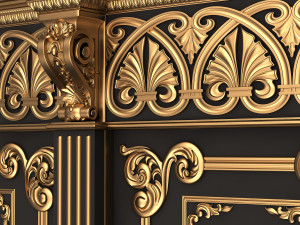 Boiserie Classic Panels Collection Modelo 3D