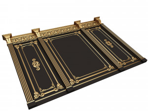 Boiserie Classic Panels Collection Modelo 3D