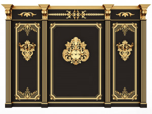 Boiserie Classic Panels Collection Modelo 3D