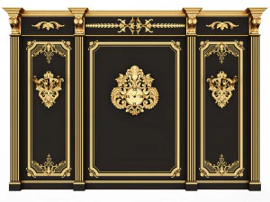 Boiserie Classic Panels Collection 3D Model