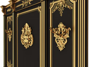 Boiserie Classic Panels Collection 3D Model