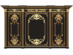 Boiserie Classic Panels Collection Modelo 3D