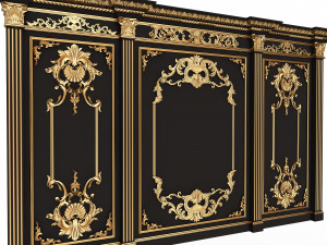Boiserie Classic Panels Collection Modelo 3D