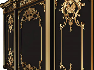Boiserie Classic Panels Collection Modelo 3D