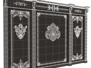 Boiserie Classic Panels Collection Modelo 3D