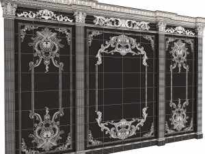 Boiserie Classic Panels Collection Modelo 3D