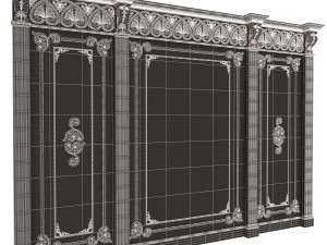 Boiserie Classic Panels Collection Modelo 3D