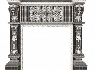 Classic Fireplace Collection 3D Model