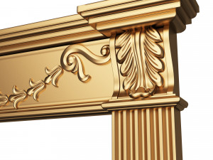 Classic Fireplace Collection Model 3D