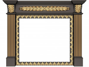 Classic Fireplace Collection Model 3D