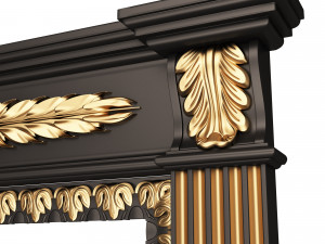 Classic Fireplace Collection Model 3D