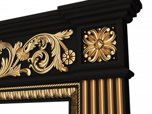Classic Fireplace Collection Model 3D