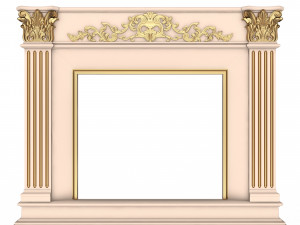 Classic Fireplace Collection Model 3D