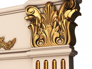 Classic Fireplace Collection Model 3D