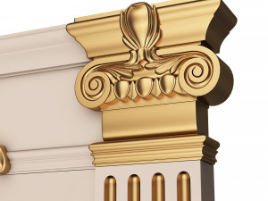 Classic Fireplace Collection Model 3D
