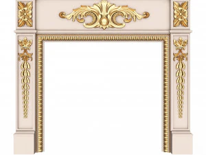 Classic Fireplace Collection 3D Model