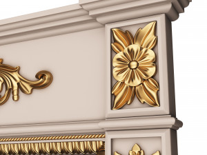 Classic Fireplace Collection Model 3D