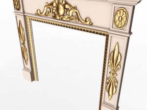 Classic Fireplace Collection Model 3D
