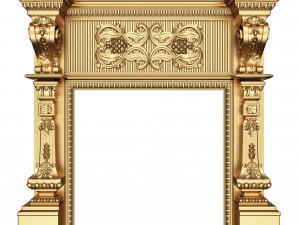 Classic Fireplace Collection Model 3D