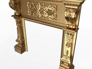 Classic Fireplace Collection 3D Model