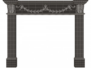 Classic Fireplace Collection Model 3D