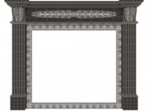 Classic Fireplace Collection Model 3D