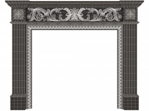 Classic Fireplace Collection Model 3D