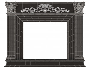Classic Fireplace Collection Model 3D