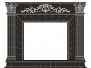 Classic Fireplace Collection 3D Model