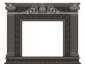 Classic Fireplace Collection Model 3D