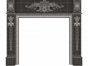 Classic Fireplace Collection Model 3D