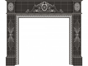 Classic Fireplace Collection Model 3D