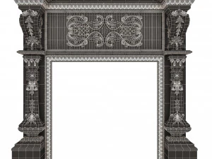 Classic Fireplace Collection 3D Model