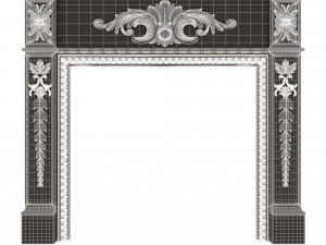 Classic Fireplace Collection Model 3D