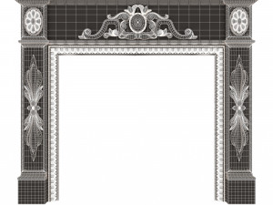 Classic Fireplace Collection Model 3D