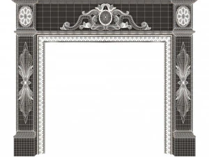 Classic Fireplace Collection 3D Model