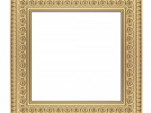 15 Classic Frame and Mirror Collection 02 3D Модель