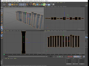 Column Capitals Collection 3D Model