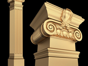 Column Capitals Collection 3D-Modell
