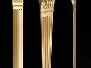 Column Capitals Collection 3D-Modell