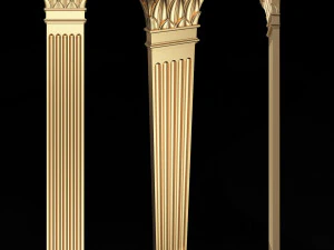 Column Capitals Collection 3D Model