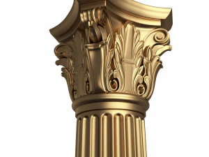 Column Capitals Collection 3D Model