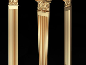Column Capitals Collection 3D-Modell