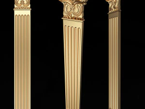 Column Capitals Collection 3D Model