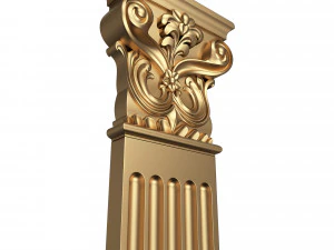 Column Capitals Collection 3D Model
