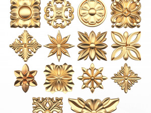 Collection of 170 Classic Carvings 06 Modèle 3D