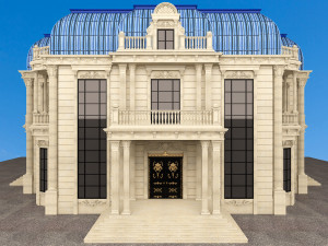 Classic Mansion Villa 01 3D Model