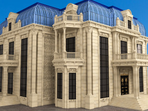 Classic Mansion Villa 01 Modelo 3D